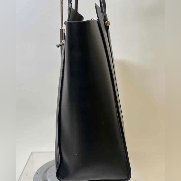 Kate Spade Black Leather Large Arbour Hill Elodie Shopping Tote - Picture 3 of 12